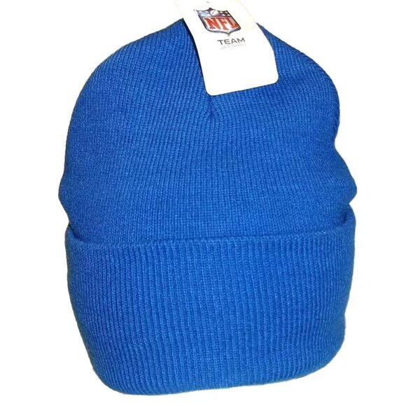 Indianapolis Colts Mens Vintage Throwback Logo Cuffed Beanie Winter Hat … - Picture 2 of 2
